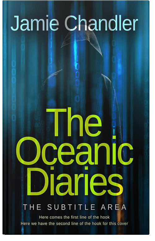 Front view of Premade Mystery & Thriller & Suspense Book Cover - Black Pearl