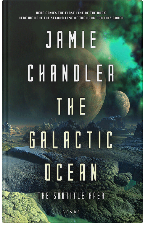 Front view of Premade Science Fiction Book Cover - Aztec
