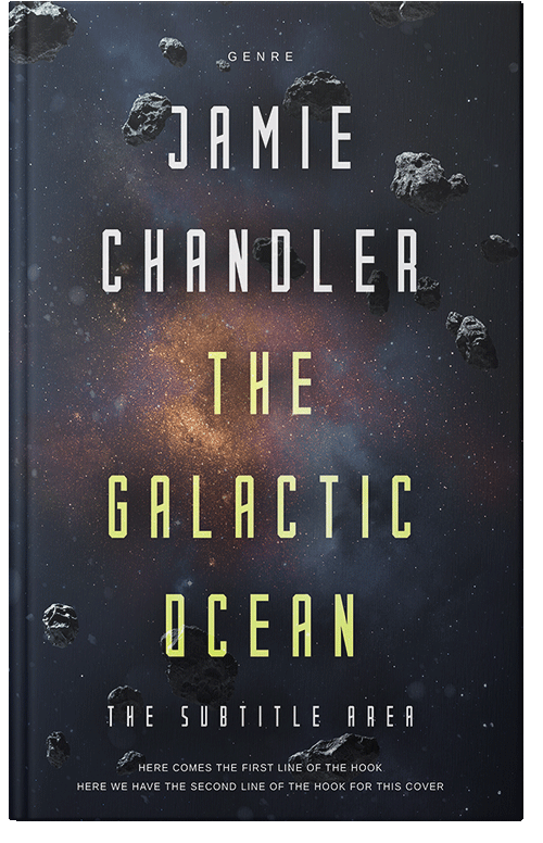 Front view of Premade Science Fiction Book Cover - Charade