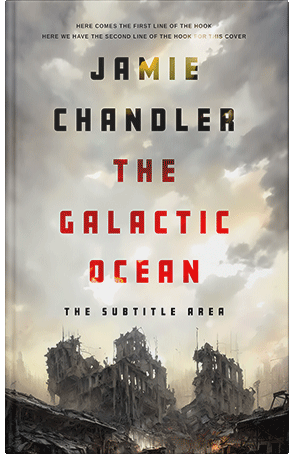 Pre Made Book Cover Swirl