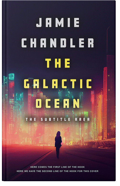 Front view of Premade Science Fiction Book Cover - Revolver