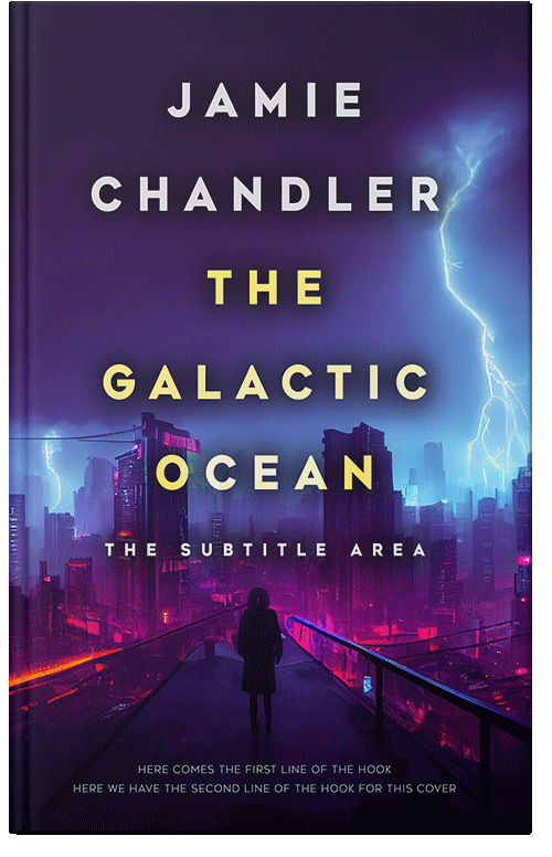 Front view of Premade Mystery & Thriller & Suspense Book Cover - Violet