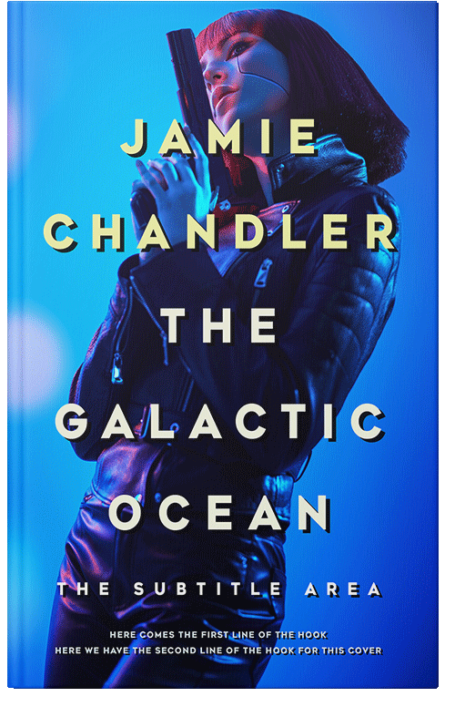 Front view of Premade Mystery & Thriller & Suspense Book Cover - Violet