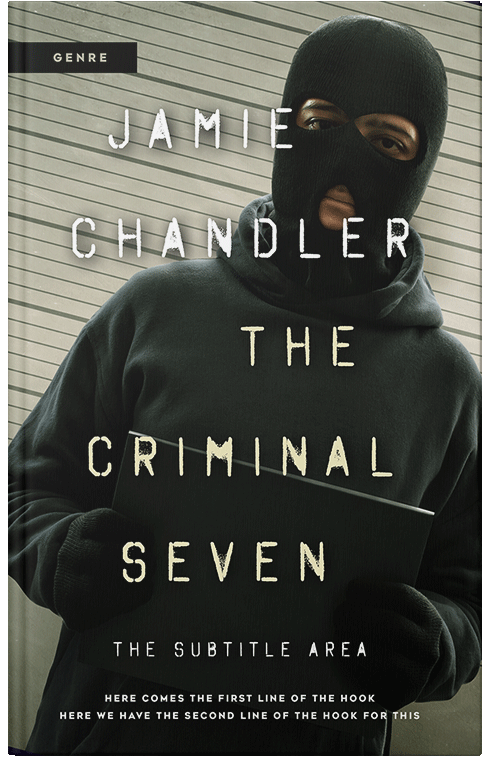 Front view of Premade Mystery & Thriller & Suspense Book Cover - Eagle