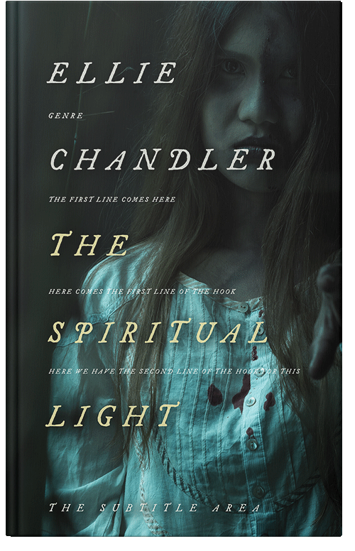 Front view of Premade Mystery & Thriller & Suspense Book Cover - Outer Space