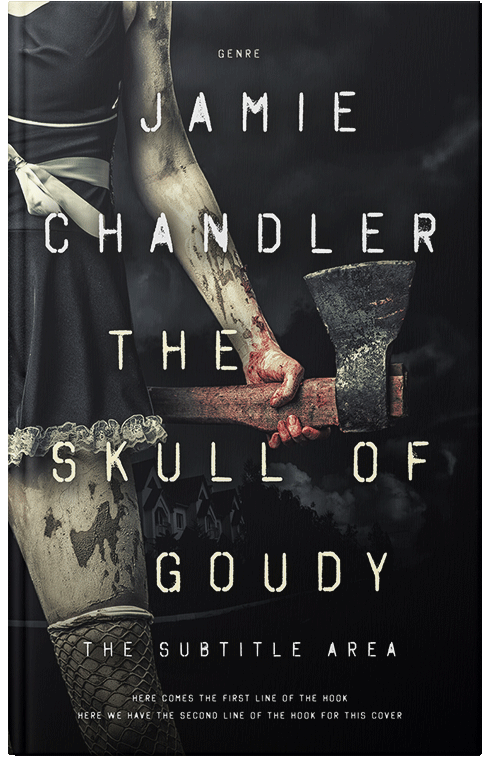 Front view of Premade Mystery & Thriller & Suspense Book Cover - Woodsmoke