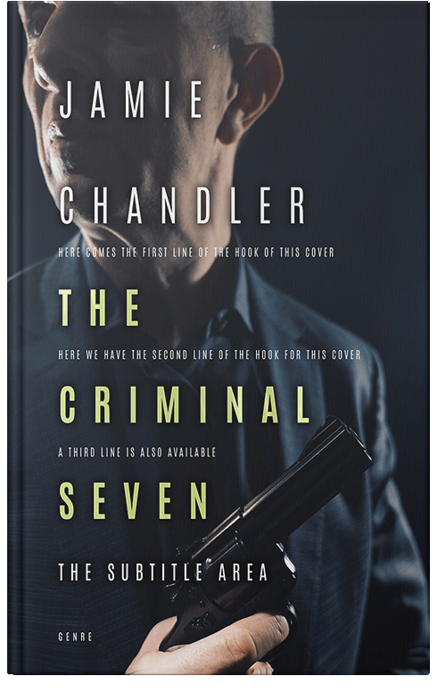 Front view of Premade Mystery & Thriller & Suspense Book Cover - Ebony Clay