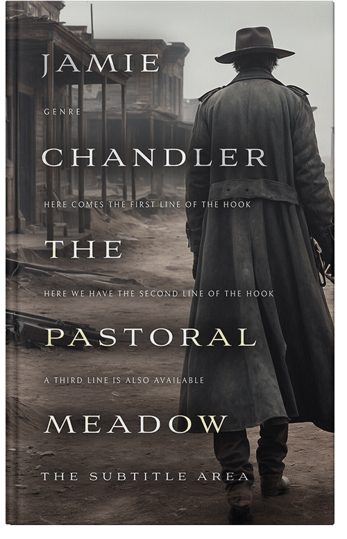 Front view of Premade Western Book Cover - Dune