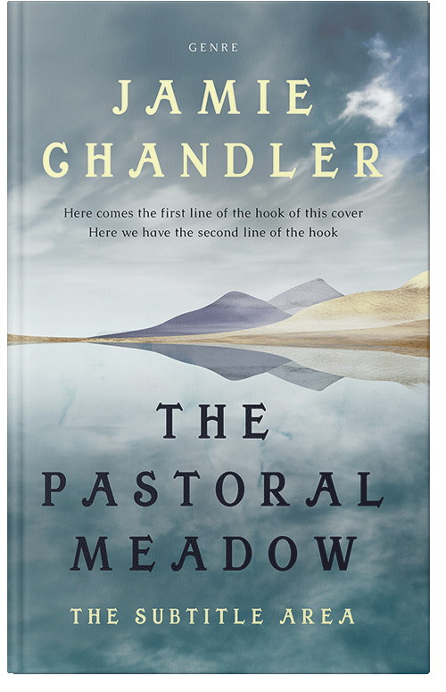 Front view of Premade Travel Book Cover - Regent Gray