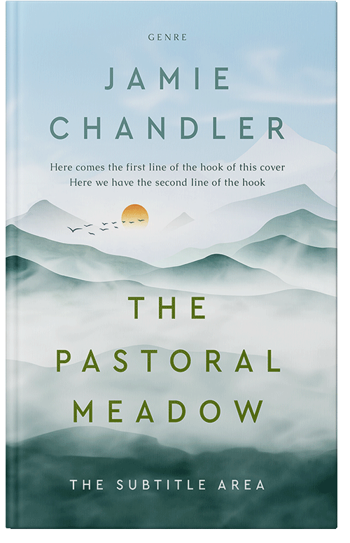 Front view of Premade Nature Book Cover - Geyser