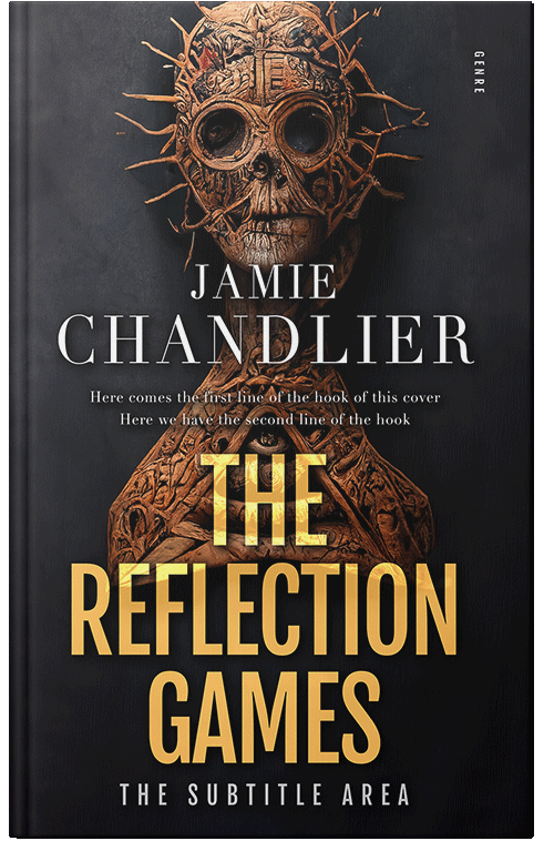 Front view of Premade Fantasy Book Cover - Cod Gray