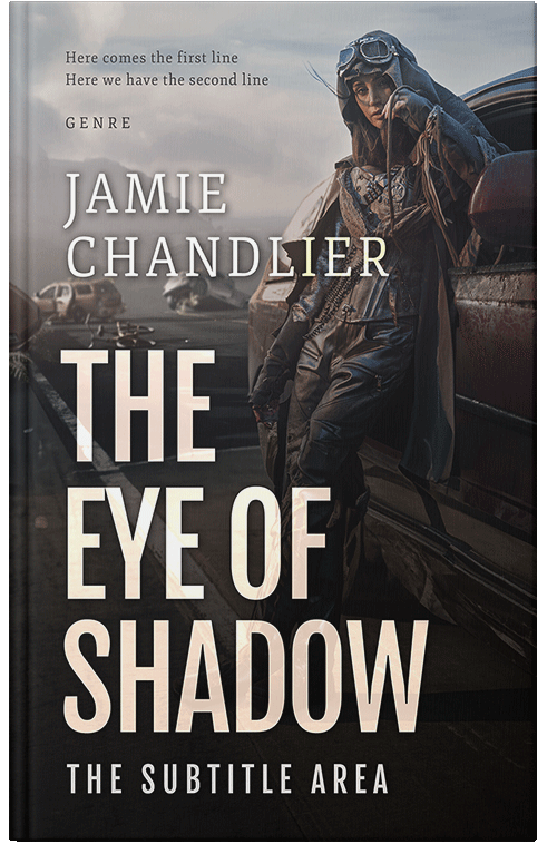 Front view of Premade Apocalyptica Book Cover - Dune