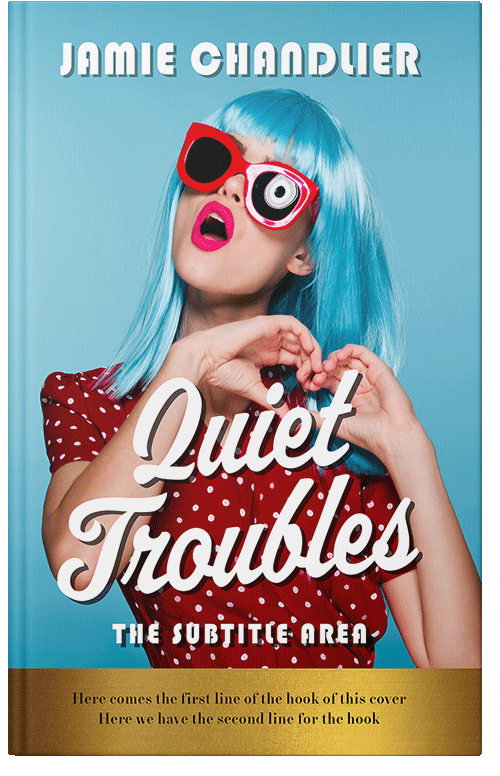 Front view of Premade Chick Lit Book Cover - Downy