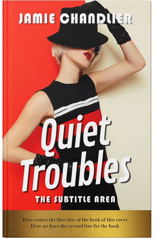 Front view of Premade Chick Lit Book Cover - Night Rider