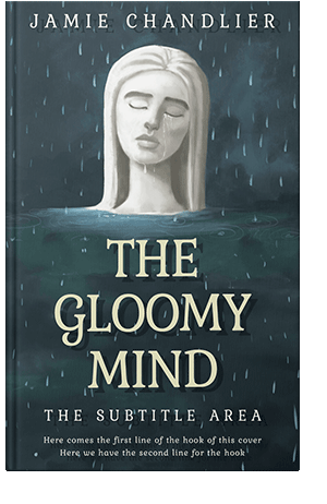 Pre Made Book Cover Pickled Bluewood