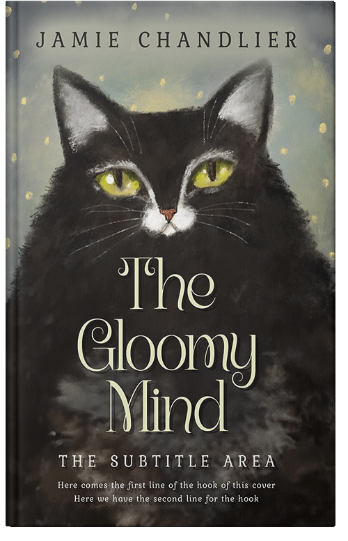 Front view of Premade Fantasy Book Cover - Eagle