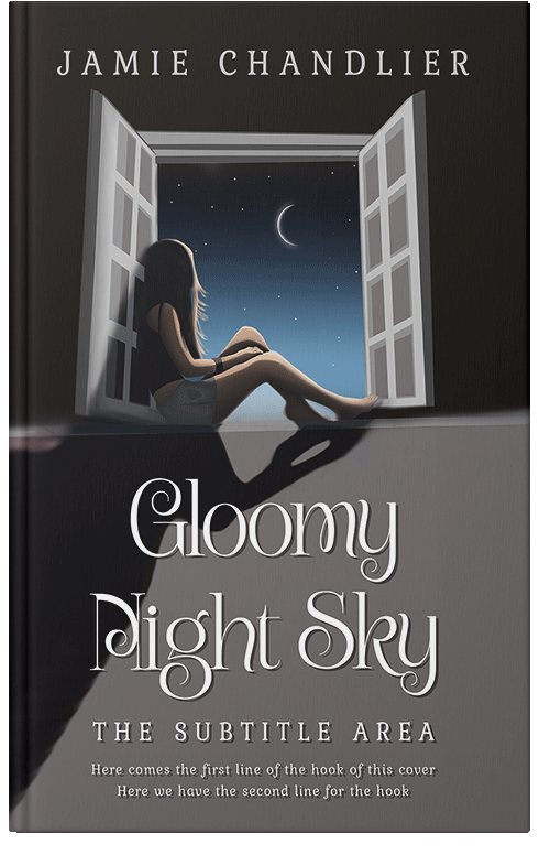 Front view of Premade Teen & Young Adult Book Cover - Shark