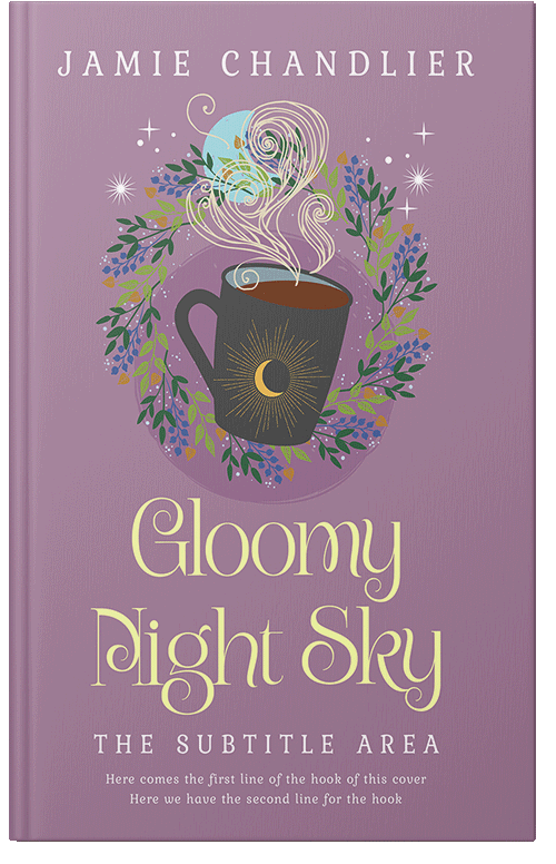 Front view of Premade Fantasy Book Cover - Bouquet