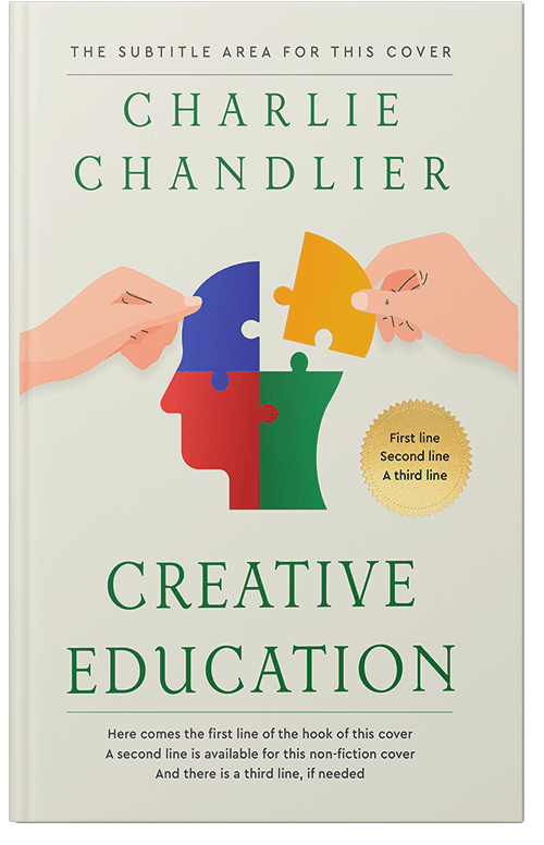 Front view of Premade Health & Mind & Body Book Cover - White Rock