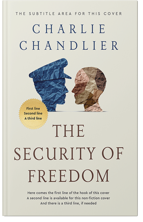 Front view of Premade Mystery & Thriller & Suspense Book Cover - Satin Linen