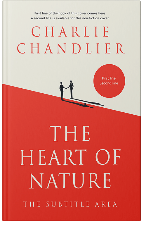 Front view of Premade Self-Improvement & Self-Help Book Cover - Satin Linen