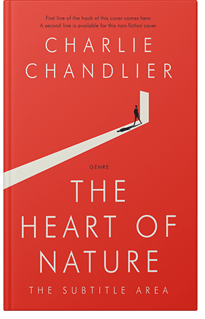 Premade Book Cover Alizarin Crimson