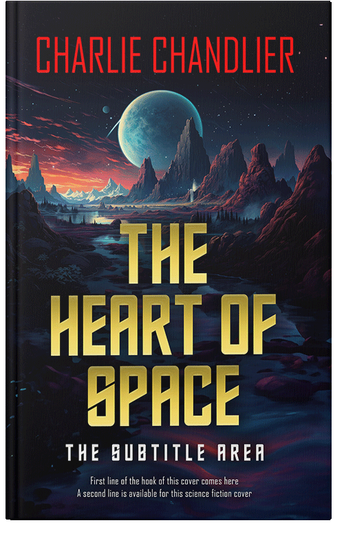 Front view of Premade Science Fiction Book Cover - Di Serria