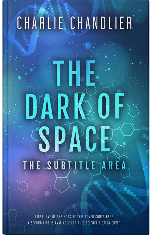 Front view of Premade Science & Nature Book Cover - Blumine