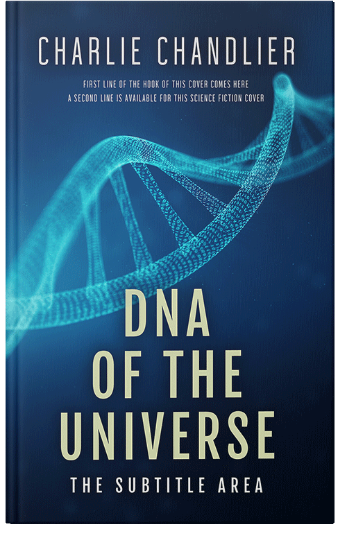 Front view of Premade Science & Nature Book Cover - Blue Whale