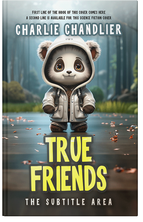 Front view of Premade Children's Book Cover - Nandor