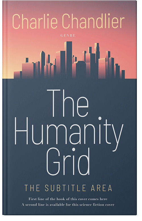 Front view of Premade Business Book Cover - Petite Orchid