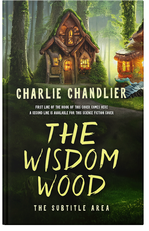 Front view of Premade Fantasy Book Cover - Deco