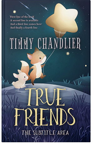 Premade Book Cover Grain Brown