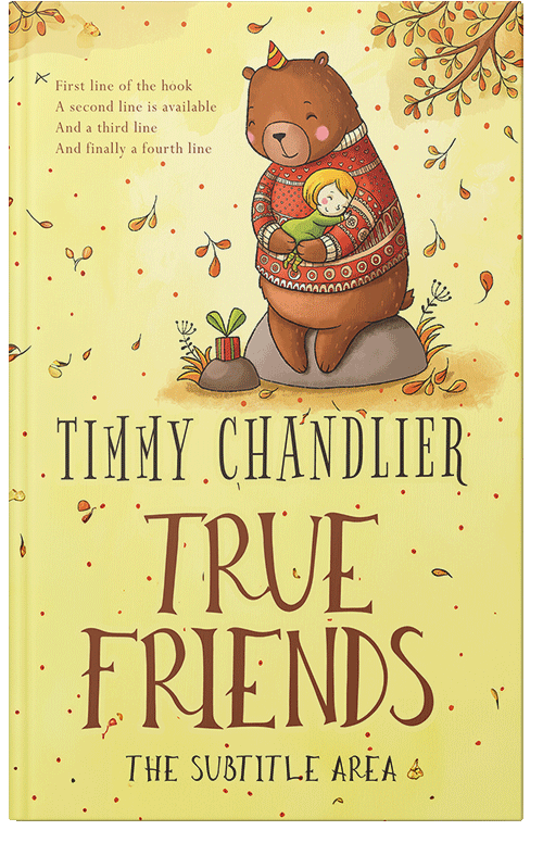 Front view of Premade Children's Book Cover - Sandwisp