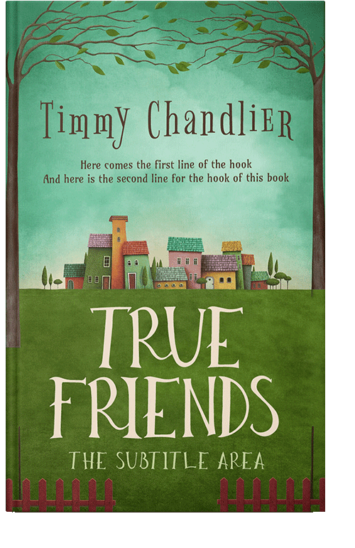 Front view of Crete #31683 - Premade Fantasy Book Cover