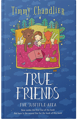 Premade Book Cover Azure