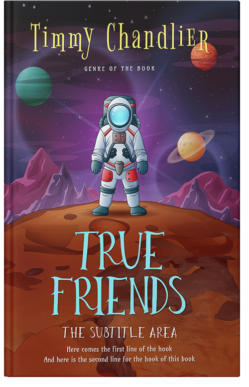 Front view of Premade Science Fiction Book Cover - Buccaneer