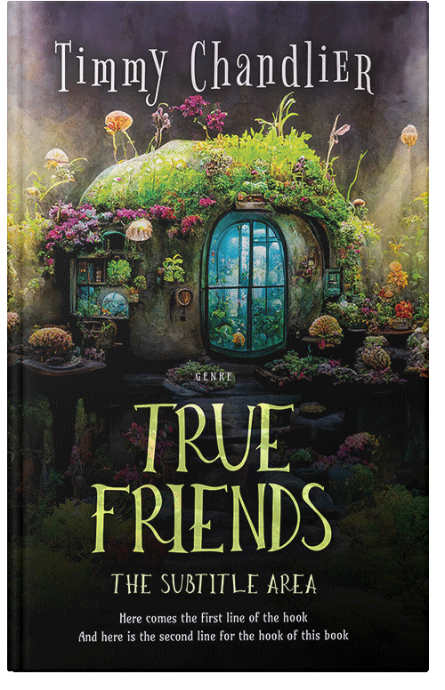 Front view of Premade Fantasy Book Cover - Gimblet