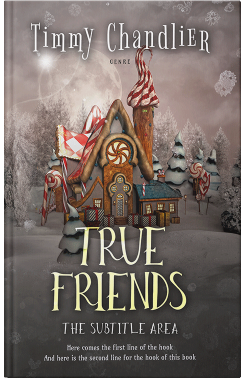 Front view of Premade Fantasy Book Cover - Pine Cone