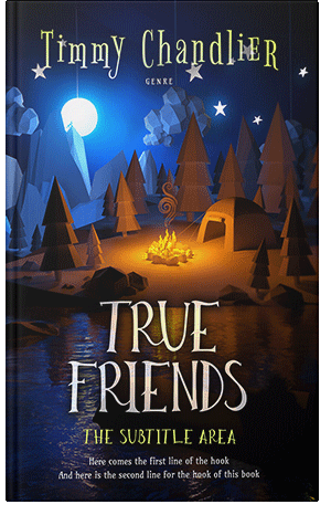 Pre Made Book Cover Gondola