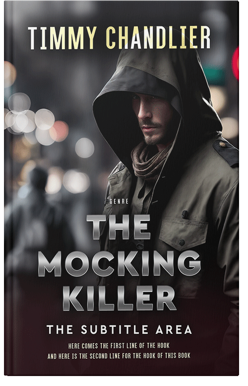 Front view of Premade Mystery & Thriller & Suspense Book Cover - Thunder