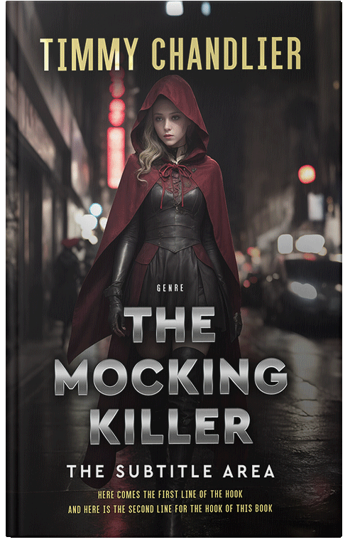 Front view of Premade Fantasy Book Cover - Cod Gray