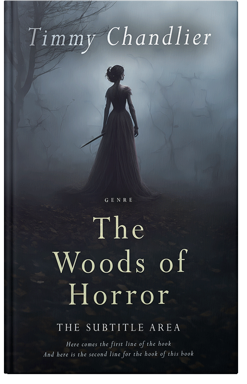 Front view of Premade Mystery & Thriller & Suspense Book Cover - Ebony Clay