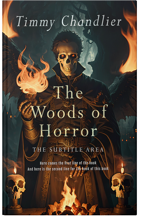 Front view of Premade Fantasy Book Cover - Whiskey