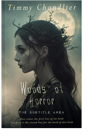 Pre Made Book Cover Outer Space