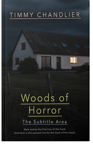 Premade Book Cover Black
