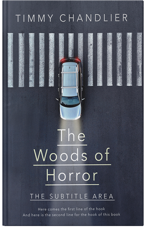 Front view of Premade Mystery & Thriller & Suspense Book Cover - Ebony Clay