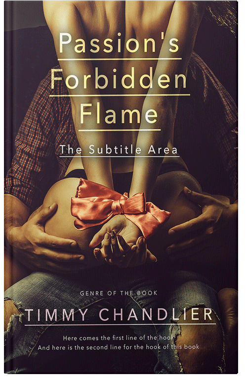 Front view of Premade Erotica Book Cover - Twine