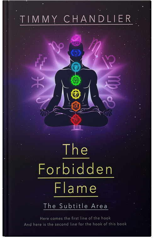 Front view of Premade Health & Mind & Body Book Cover - Violet