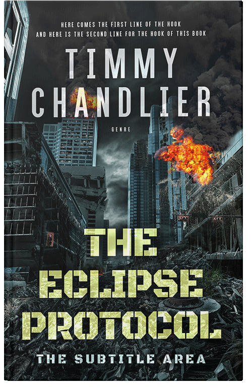 Front view of Premade Apocalyptica Book Cover - Akaroa